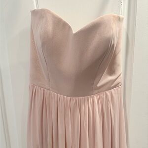 Sparkly Light Pink Bridesmaid or Prom Dress